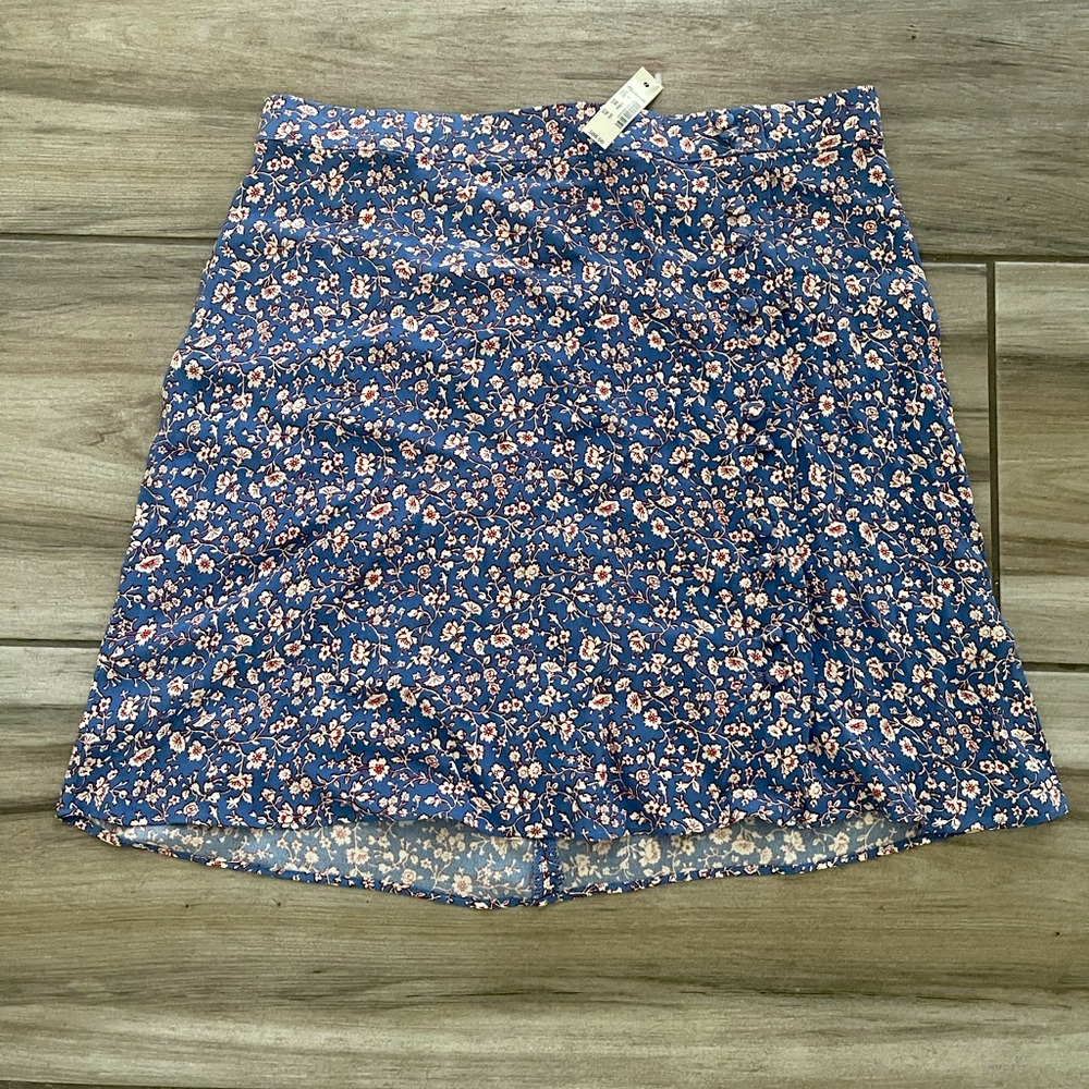 Madewell floral skirt